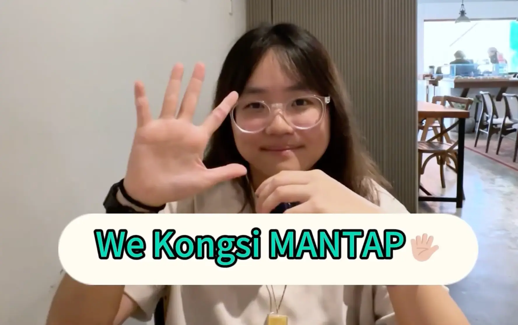 Xin Min's testimoni video